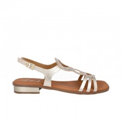 Sandalias Planas Oh My Sandals 5874 Mujer Oro
