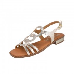 Sandalias Planas Oh My Sandals 5874 Mujer Oro