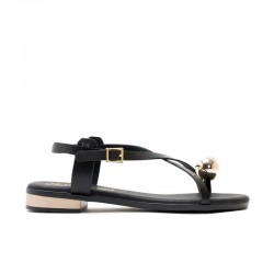 Sandalias Planas Oh My Sandals 5863 Mujer Negro