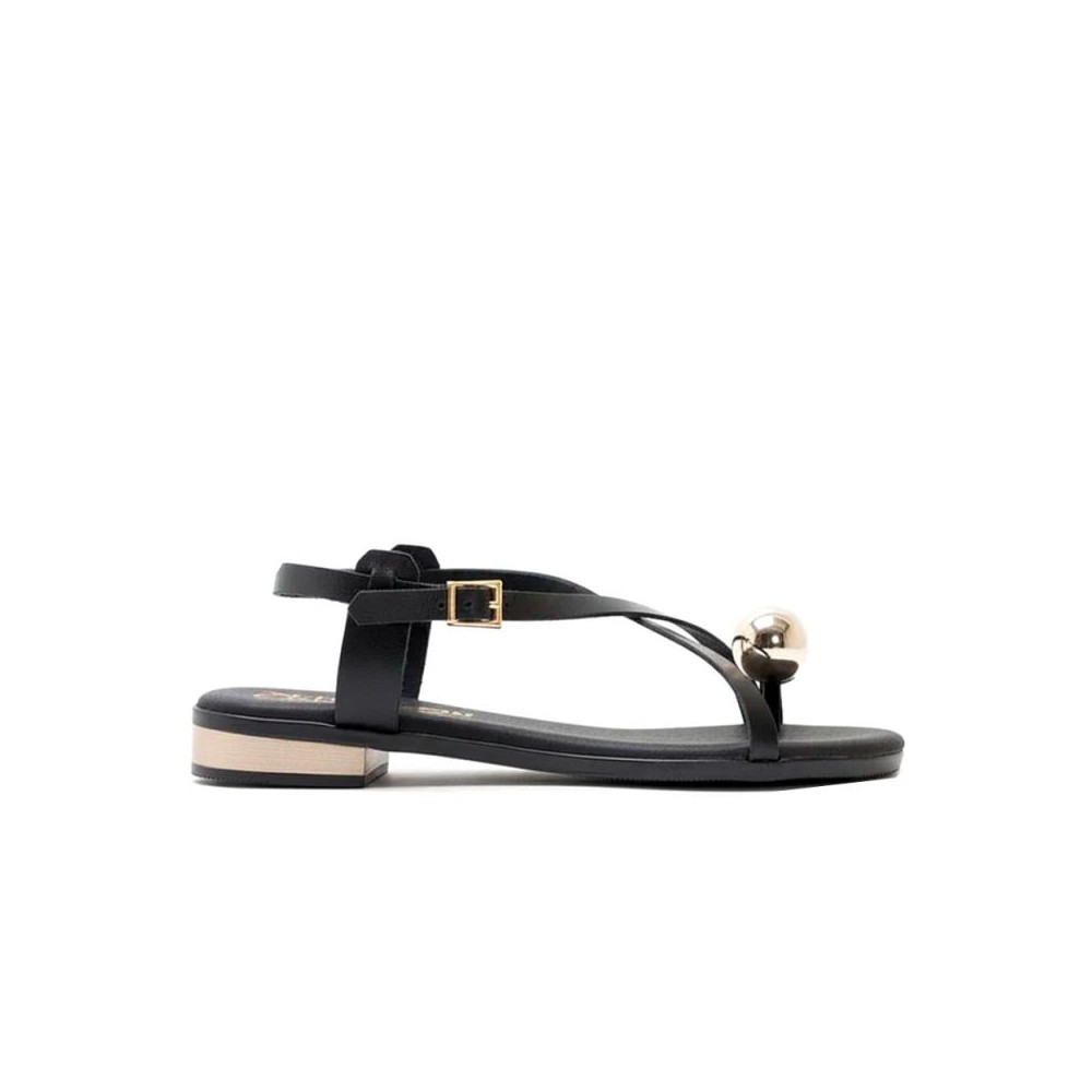 Sandalias Planas Oh My Sandals 5863 Mujer Negro