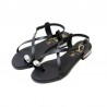 Sandalias Planas Oh My Sandals 5863 Mujer Negro
