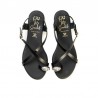 Sandalias Planas Oh My Sandals 5863 Mujer Negro