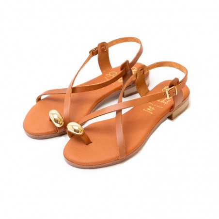Sandalias Planas Oh My Sandals 5863 Mujer Cuero