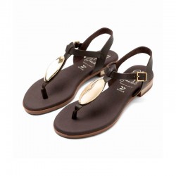 Sandalias Planas Oh My Sandals 5875 Mujer Marron
