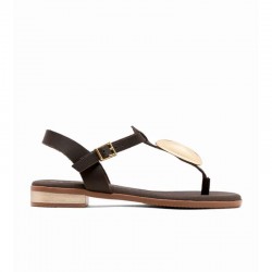 Sandalias Planas Oh My Sandals 5875 Mujer Marron