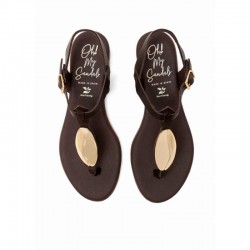 Sandalias Planas Oh My Sandals 5875 Mujer Marron