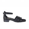 Sandalias de Tacón Oh My Sandals 5881 Mujer Negro
