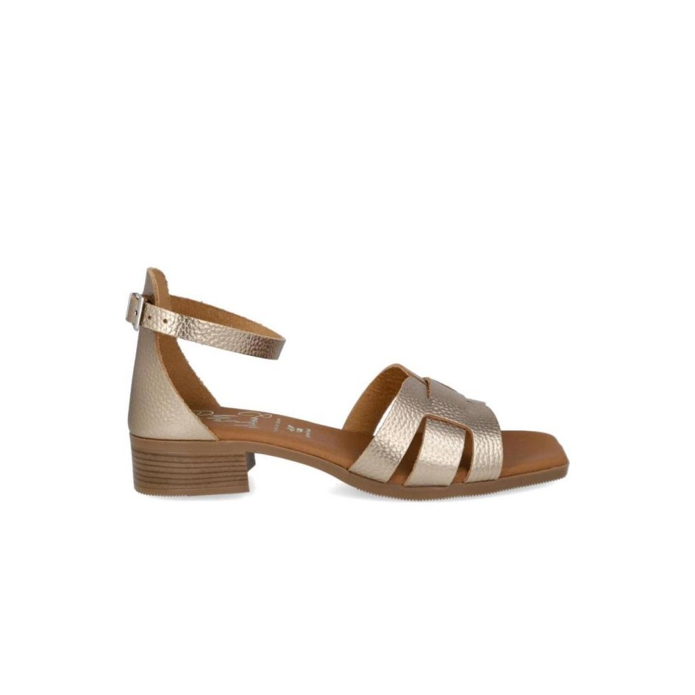 Sandalias de Tacón Oh My Sandals 5881 Mujer Oro