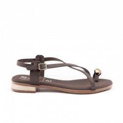 Sandalias Planas Oh My Sandals 5863 Mujer Marron
