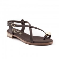 Sandalias Planas Oh My Sandals 5863 Mujer Marron