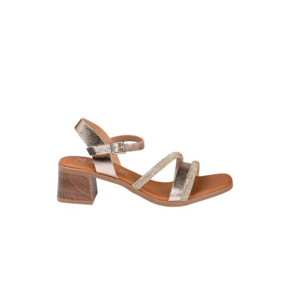 Sandalias de Tacón Oh My Sandals 5905 Mujer Oro