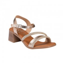 Sandalias de Tacón Oh My Sandals 5905 Mujer Oro