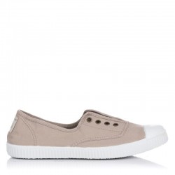 Zapatillas Lona Victoria 106623 Mujer Beig