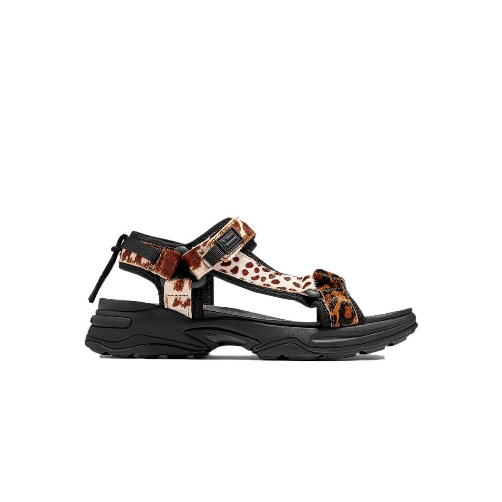 Sandalias Planas Mujer D.franklin Dfsh406008 Negro