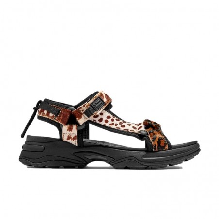 Sandalias Planas Mujer D.franklin Dfsh406008 Negro