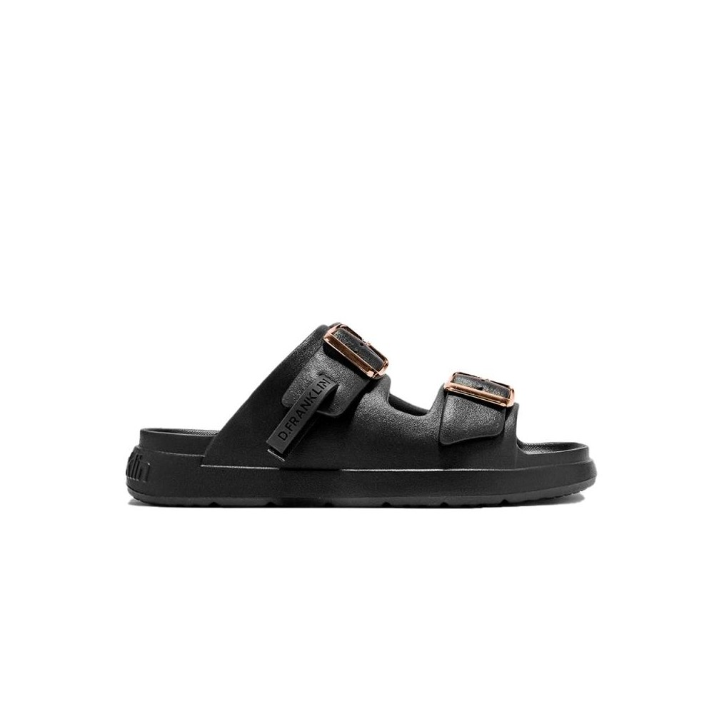 Sandalias Planas Mujer D.franklin Dfsh413001 Negro