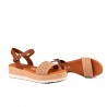 Sandalias Planas Oh My Sandals 6013 Mujer Cuero