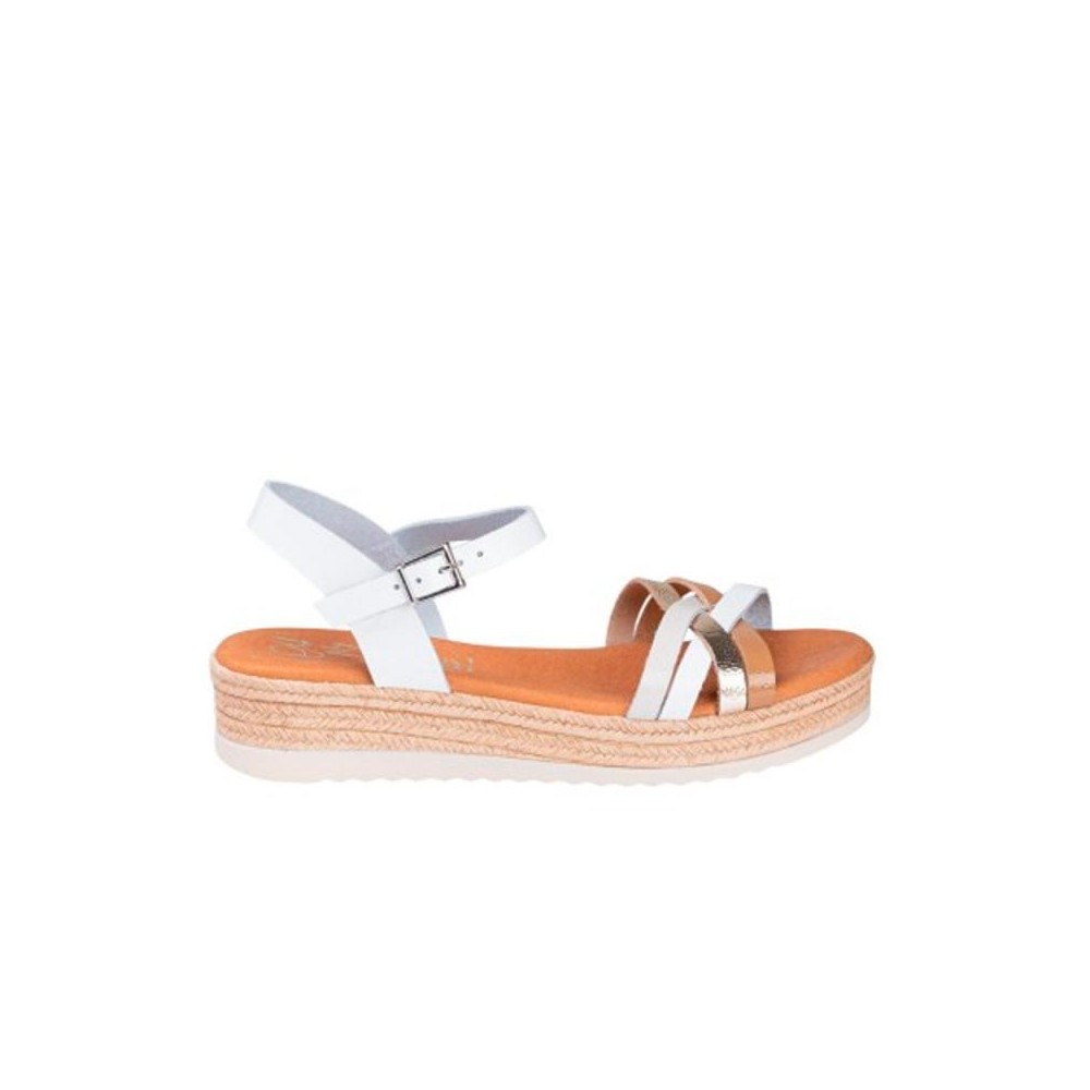 Sandalias Planas Oh My Sandals 6010 Mujer Blanco