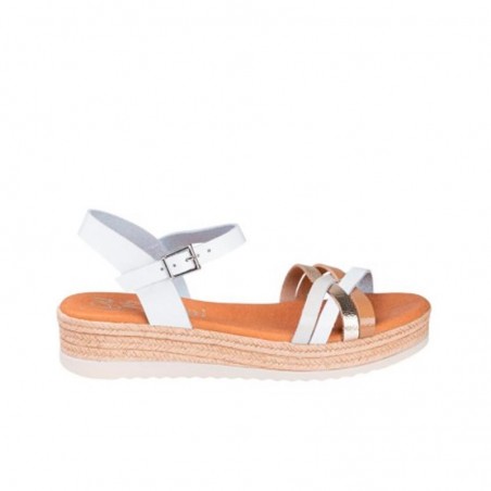 Sandalias Planas Oh My Sandals 6010 Mujer Blanco
