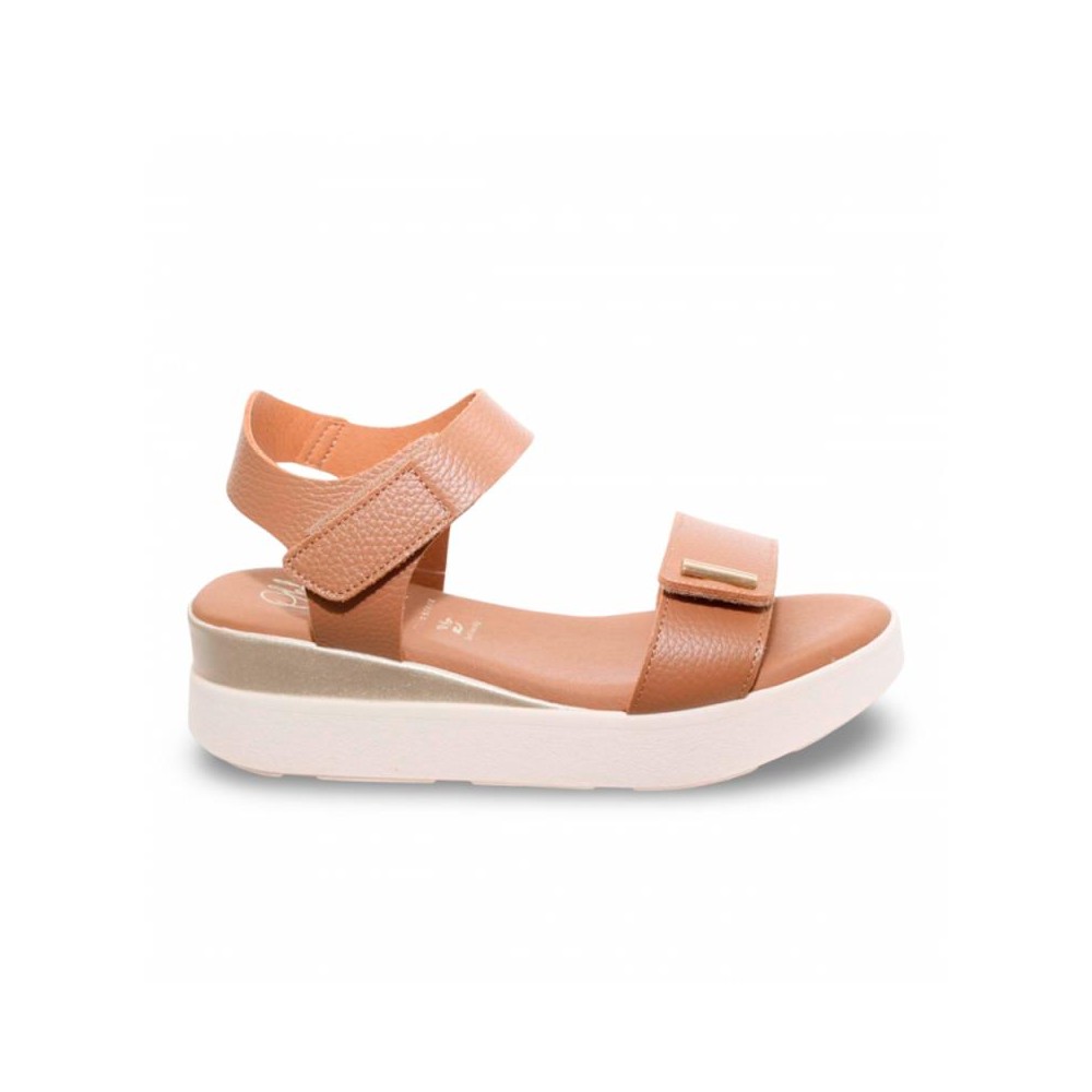 Cuñas Oh My Sandals 5965 Mujer Taupe