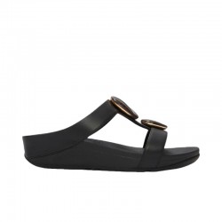 Sandalias Planas Mujer Fitflop W Fino Marbled Negro