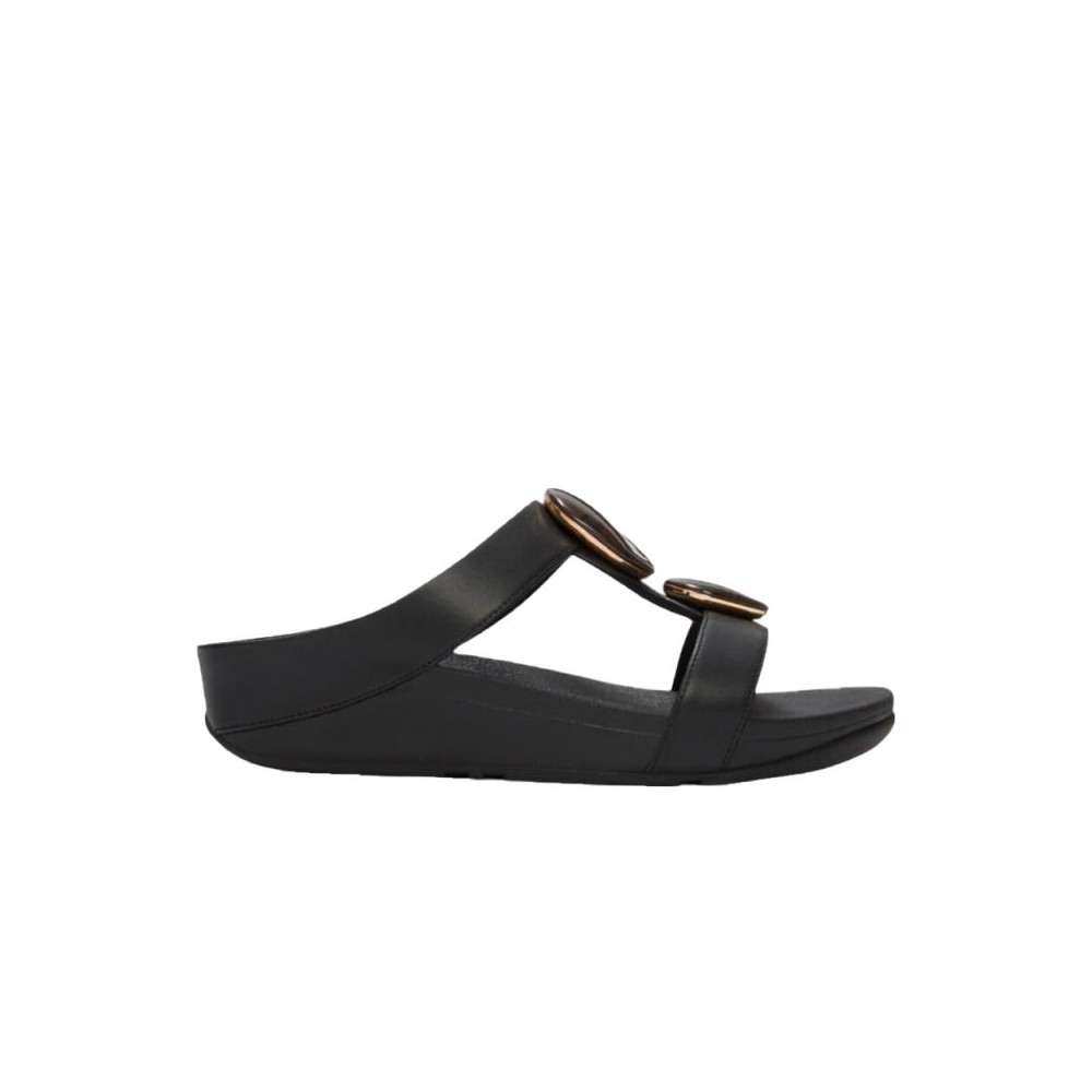 Sandalias Planas Mujer Fitflop W Fino Marbled Negro