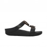 Sandalias Planas Mujer Fitflop W Fino Marbled Negro