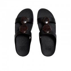 Sandalias Planas Mujer Fitflop W Fino Marbled Negro