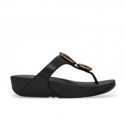 Cuñas Mujer Fitflop W Lulu Marbled Negro