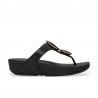 Cuñas Mujer Fitflop W Lulu Marbled Negro