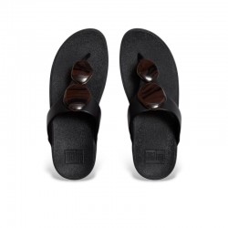 Cuñas Mujer Fitflop W Lulu Marbled Negro