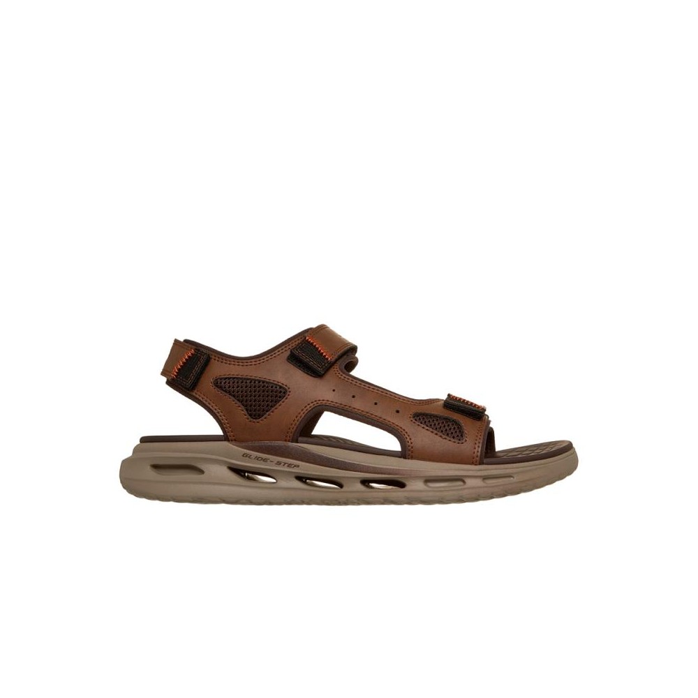 Sandalias Hombre Skechers Relaxed Fit: Orvan - Gamble Marron