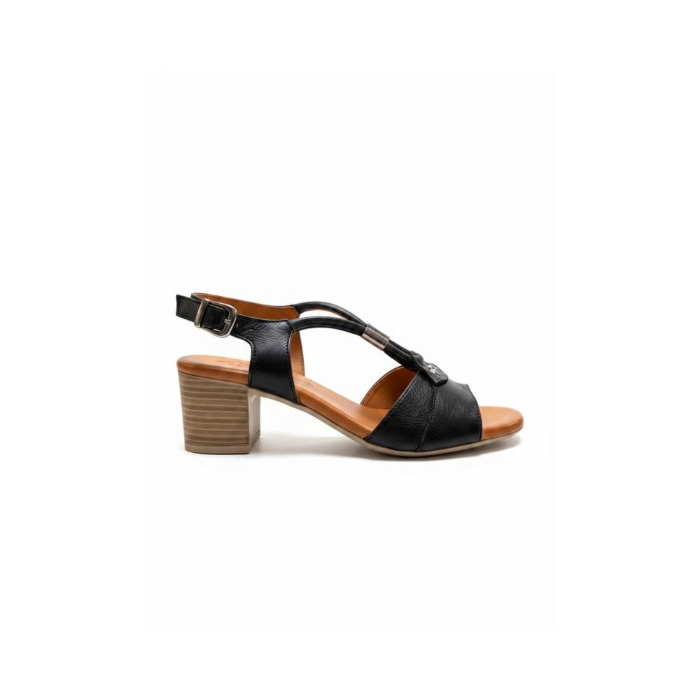 Sandalias de Tacón Mujer 48 Hours 5105 Negro