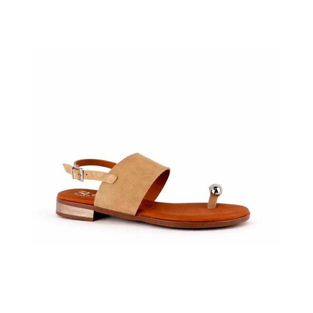 Sandalias Planas Mujer Oh My Sandals 5862 Arena