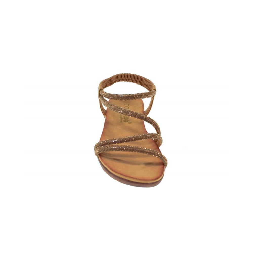 Sandalias Planas Mujer Zapp 30237 Camel