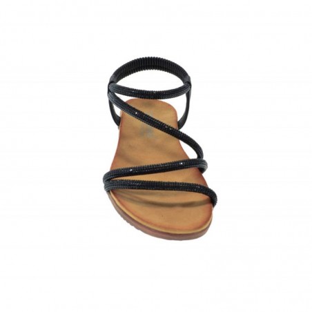 Sandalias Planas Mujer Zapp 30237 Negro