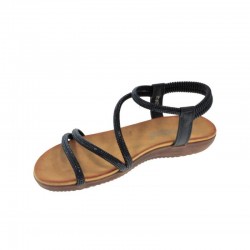 Sandalias Planas Mujer Zapp 30237 Negro