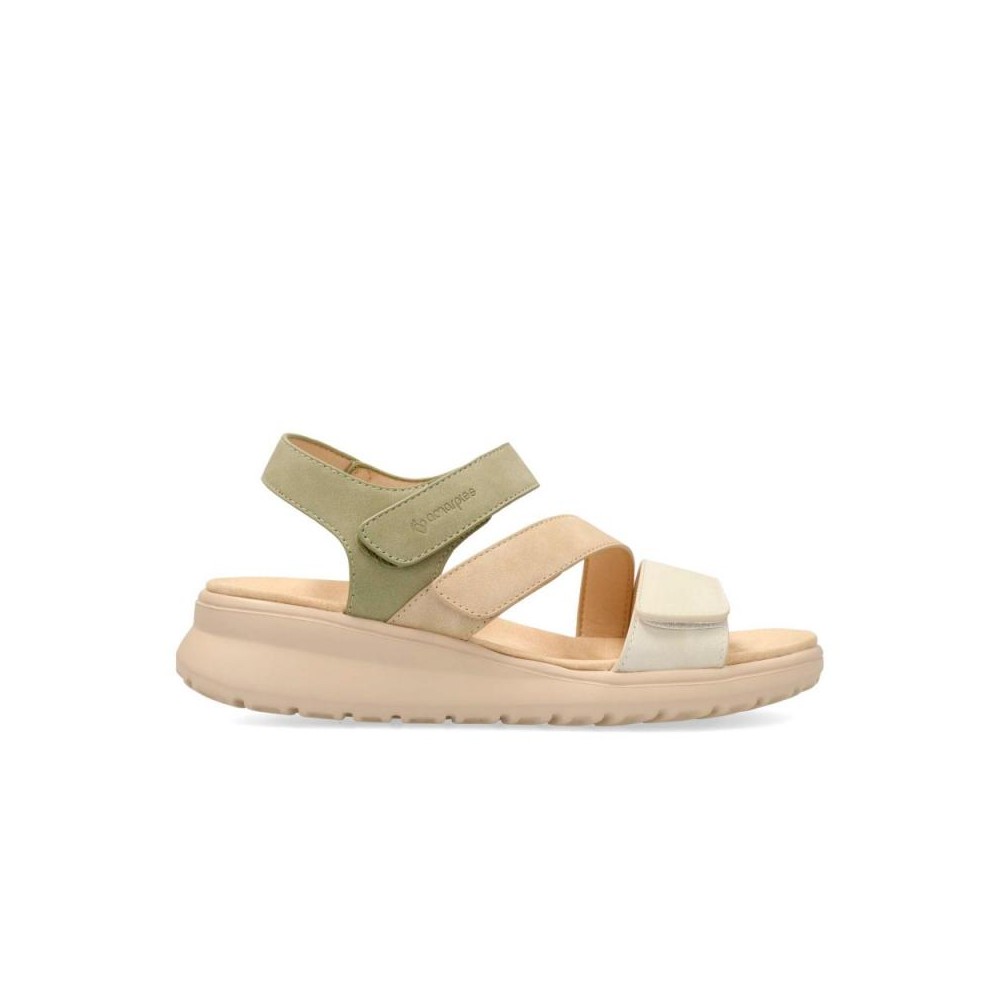 Sandalias Planas Mujer Zapp 30157 Kaki