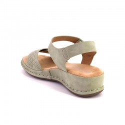 Sandalias Planas Mujer Zapp 30208 Kaki