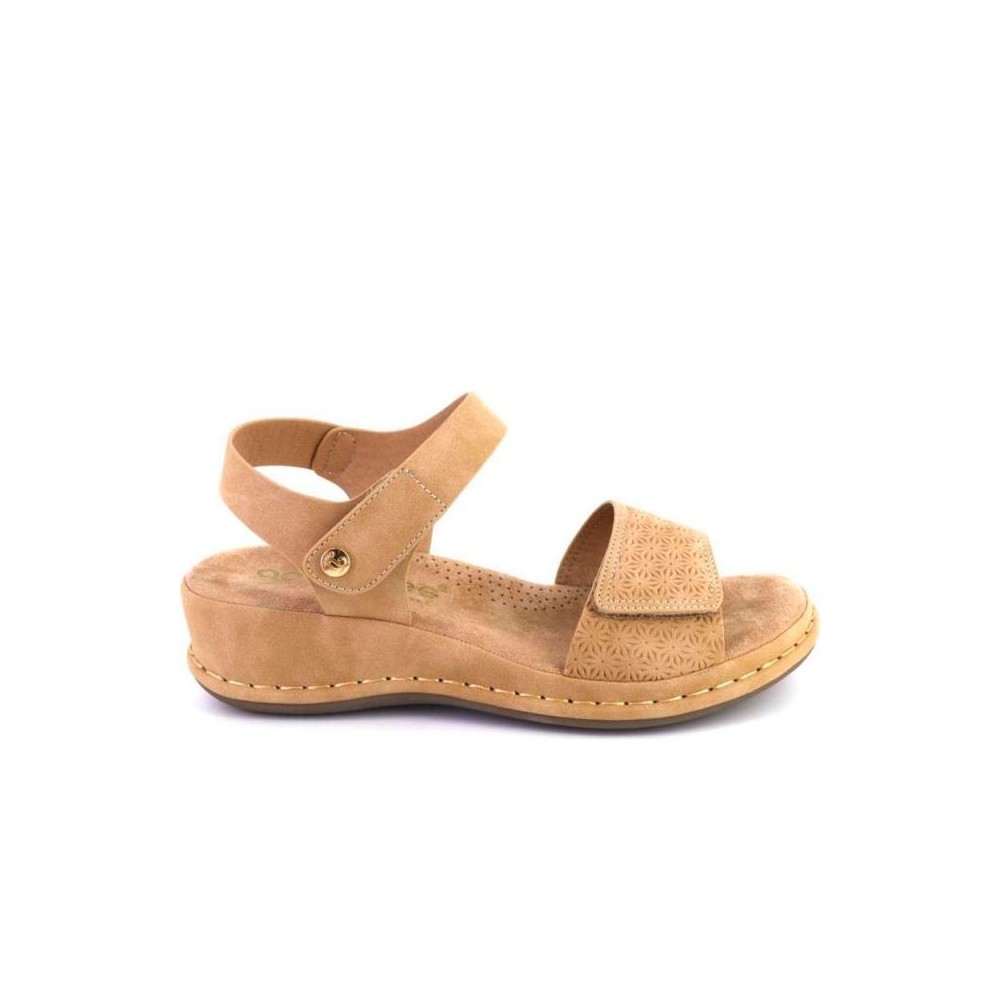 Sandalias Planas Mujer Zapp 30208 Camel