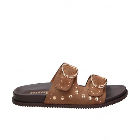 Sandalias Planas Mujer Mustang 55500 Cuero