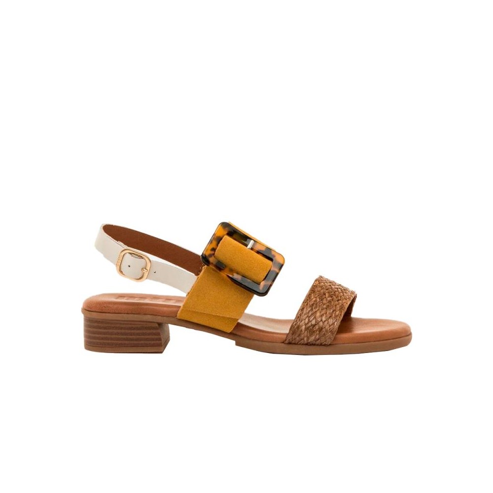 Sandalias de Tacón Mujer Mustang 55929 Cuero