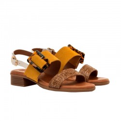 Sandalias de Tacón Mujer Mustang 55929 Cuero