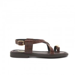 Sandalias Planas Mujer Zapp Raisa Marron