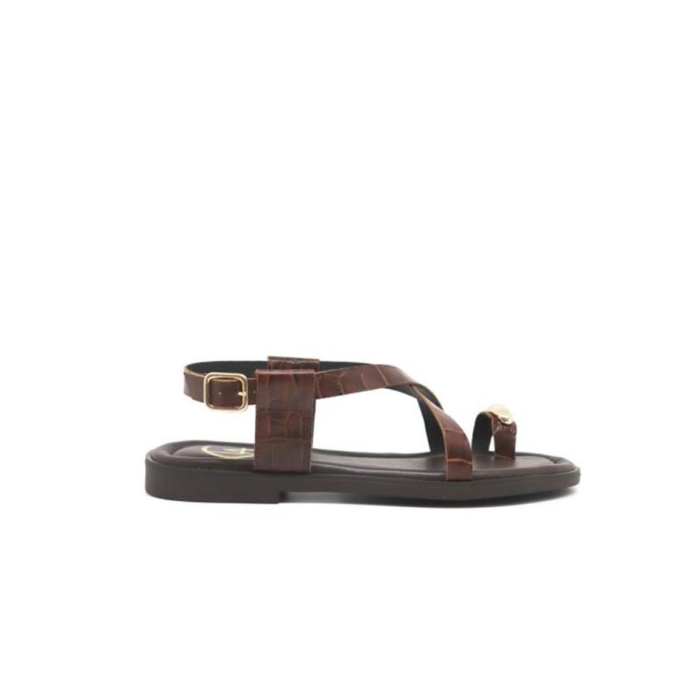 Sandalias Planas Mujer Zapp Raisa Marron