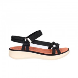 Sandalias Planas Mujer Kangaroos K072 Negro