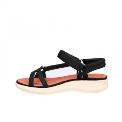 Sandalias Planas Mujer Kangaroos K072 Negro