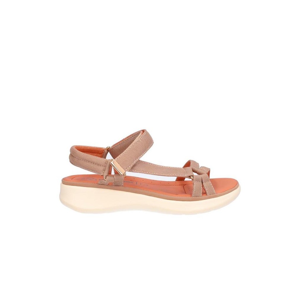 Sandalias Planas Mujer Kangaroos K072 Beig