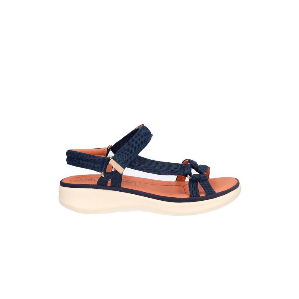 Sandalias Planas Mujer Kangaroos K072 Marino