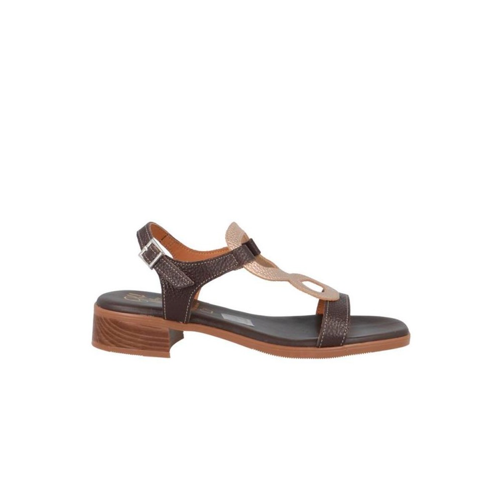 Sandalias de Tacón Mujer Oh My Sandals 5893 Marron